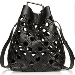 Phillip Lim Quill Cut Out Leather Bucket Bag
